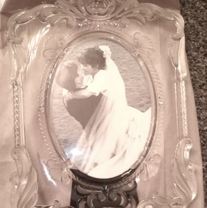 Crystal wedding picture frame